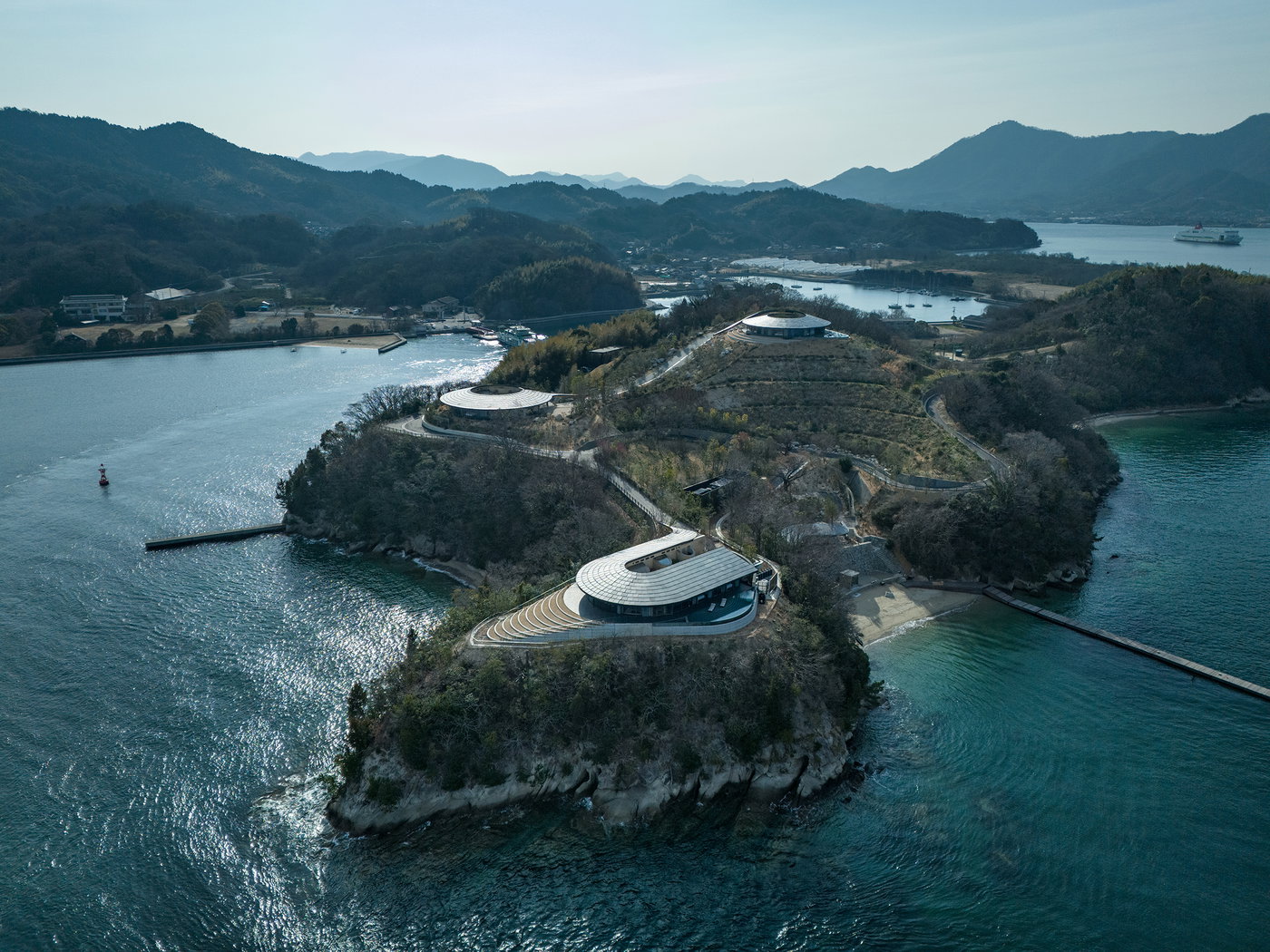 VISIONARY HOSPITALITY COMPANY ‘NOT A HOTEL’ OPENS THREE VILLAS DESIGNED BY BIG ON SAGISHIMA ISLAND’S HILLSIDE IN JAPAN | Bjarke Ingels Group