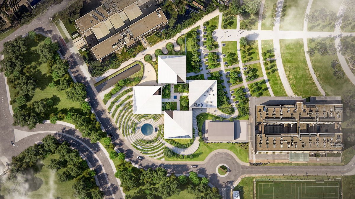 Central Administrative Building at Francisco de Vitoria University image | Bjarke Ingels Group