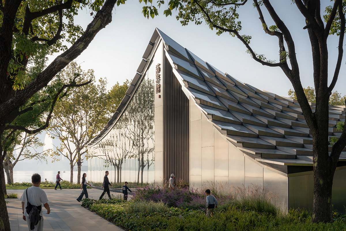 BIG COMPLETES THE JINJI LAKE PAVILION IN SUZHOU, CHINA | Bjarke Ingels Group