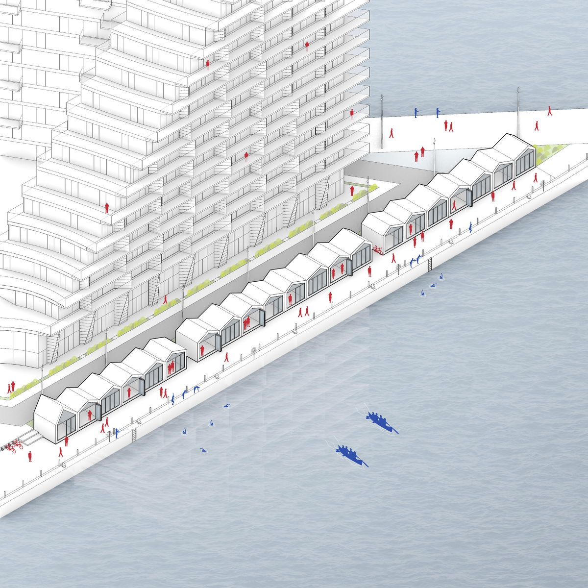 Ø4 Beach Huts gallery image | Bjarke Ingels Group