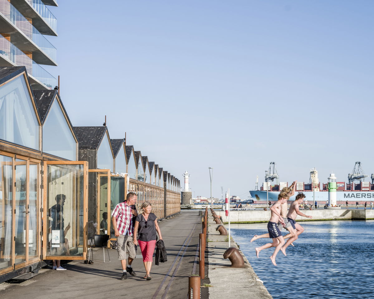 Ø4 Beach Huts image | Bjarke Ingels Group
