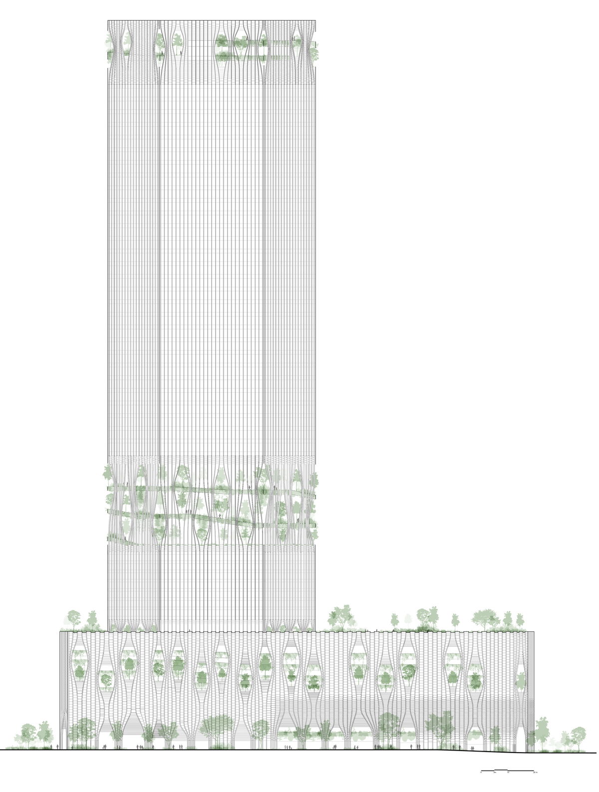 CapitaSpring image | Bjarke Ingels Group