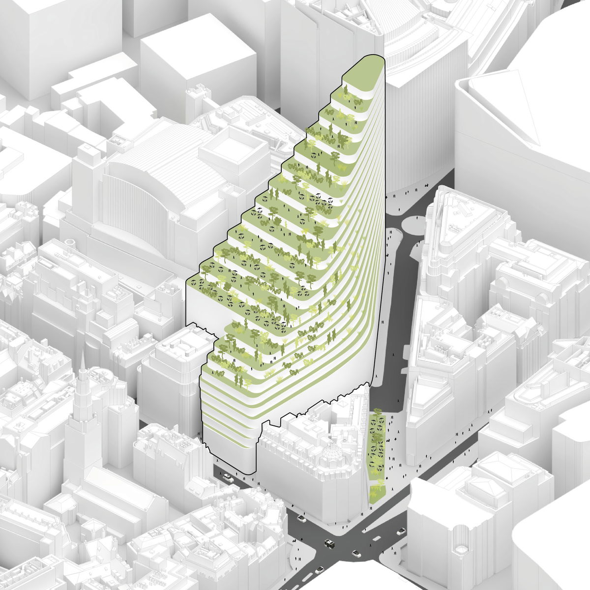 120 Fleet Street gallery image | Bjarke Ingels Group