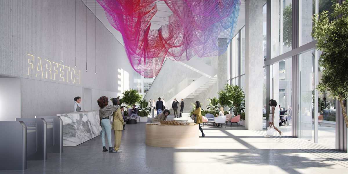 Farfetch HQ ' Fuse Valley image | Bjarke Ingels Group