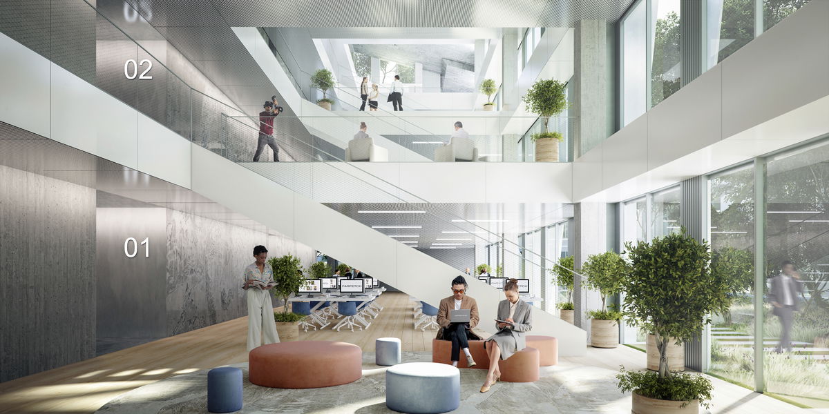 Farfetch HQ ' Fuse Valley image | Bjarke Ingels Group