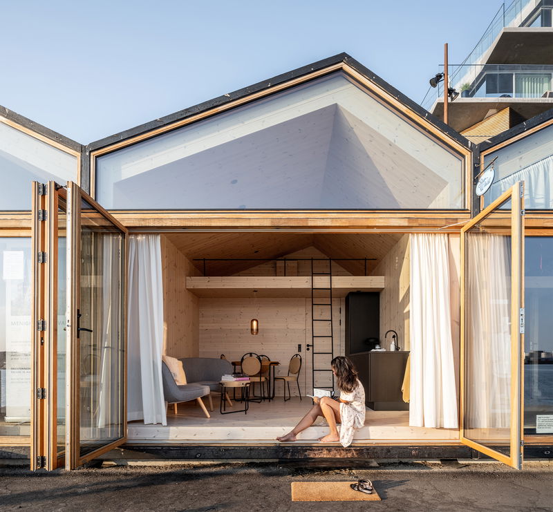 Ø4 Beach Huts image | Bjarke Ingels Group