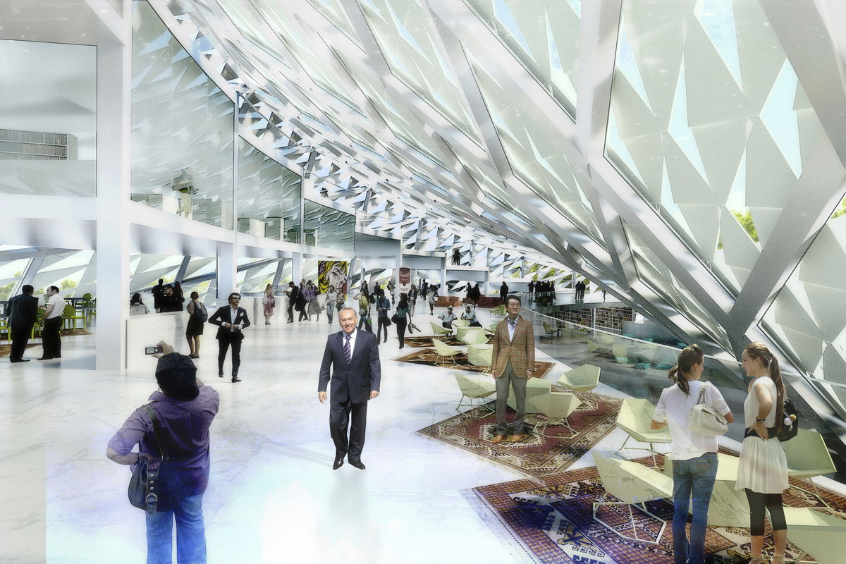 Astana National Library image | Bjarke Ingels Group