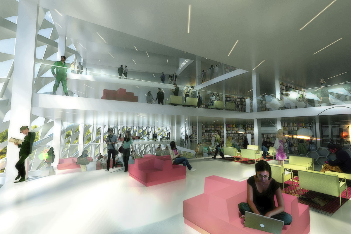Astana National Library image | Bjarke Ingels Group