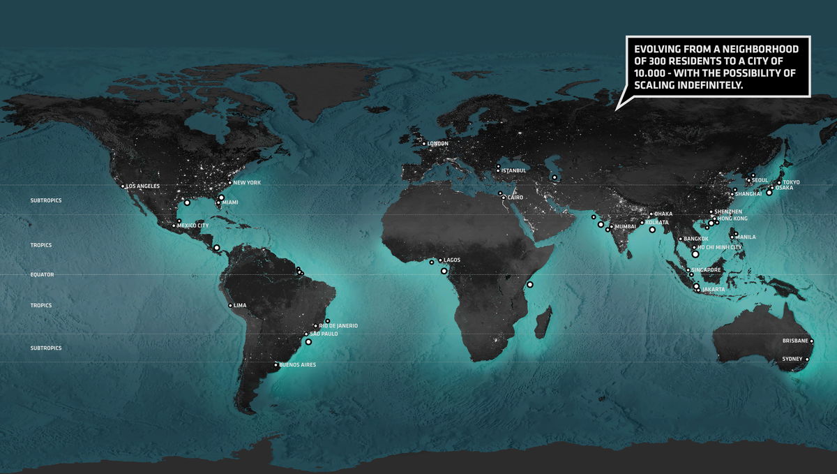 Oceanix City image | Bjarke Ingels Group
