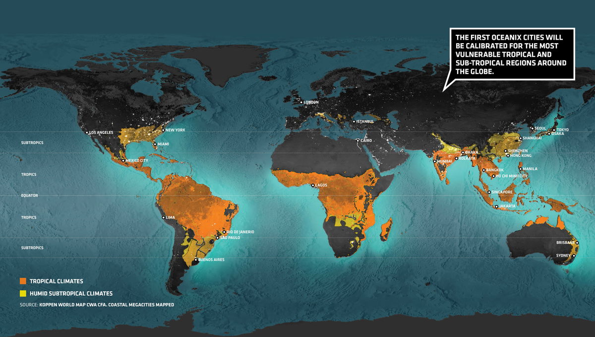 Oceanix City image | Bjarke Ingels Group