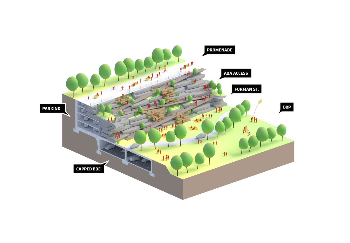 BQE to BQ-Park gallery image | Bjarke Ingels Group