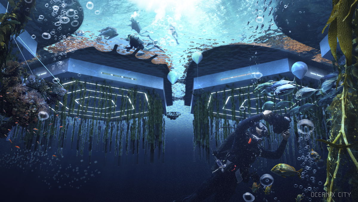 Oceanix City image | Bjarke Ingels Group