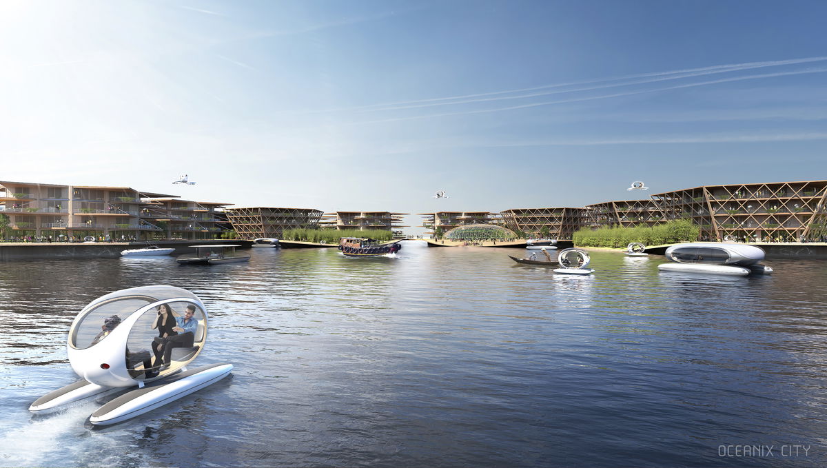 Oceanix City image | Bjarke Ingels Group