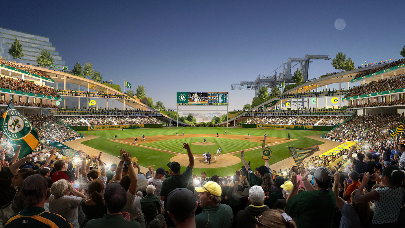 OAKLAND ATHLETICS $12 BILLION WATERFRONT BALLPARK MOVES FORWARD | Bjarke Ingels Group