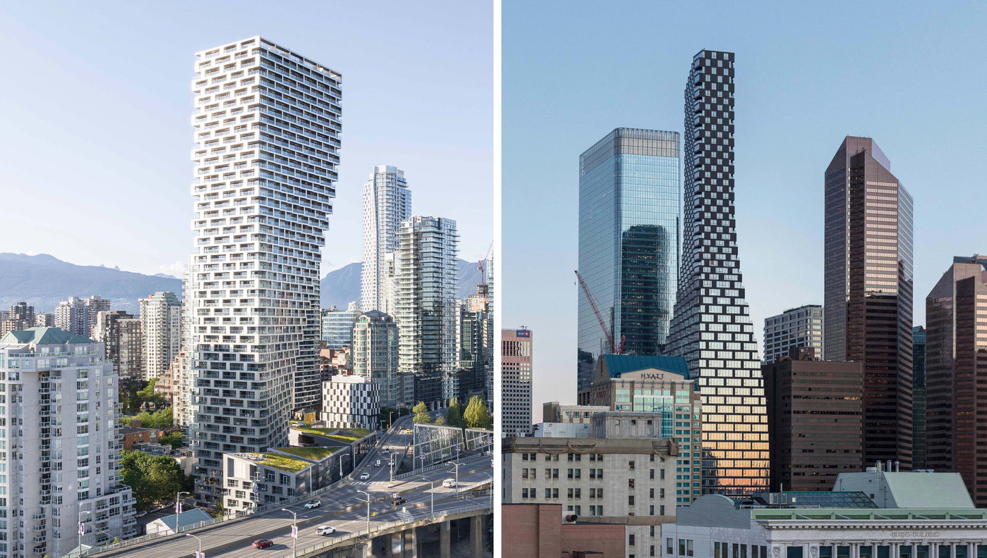 CURVILINEAR OPPOSITES: VANCOUVER HOUSE AND TELUS SKY IN CANADA | Bjarke Ingels Group