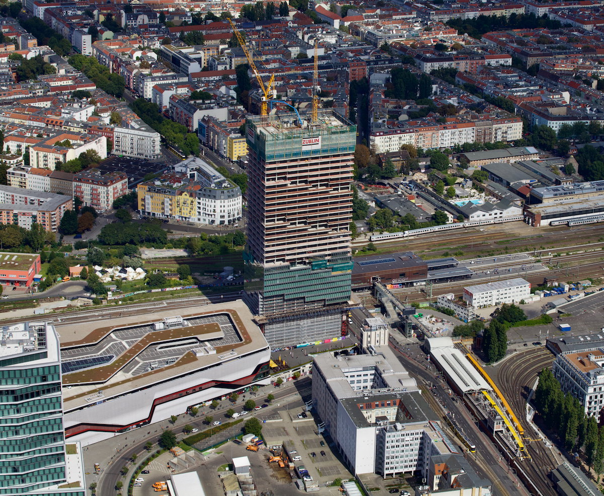 EAST BERLIN TOWER TOPS OUT WITH CELEBRATORY CEREMONY | Bjarke Ingels Group