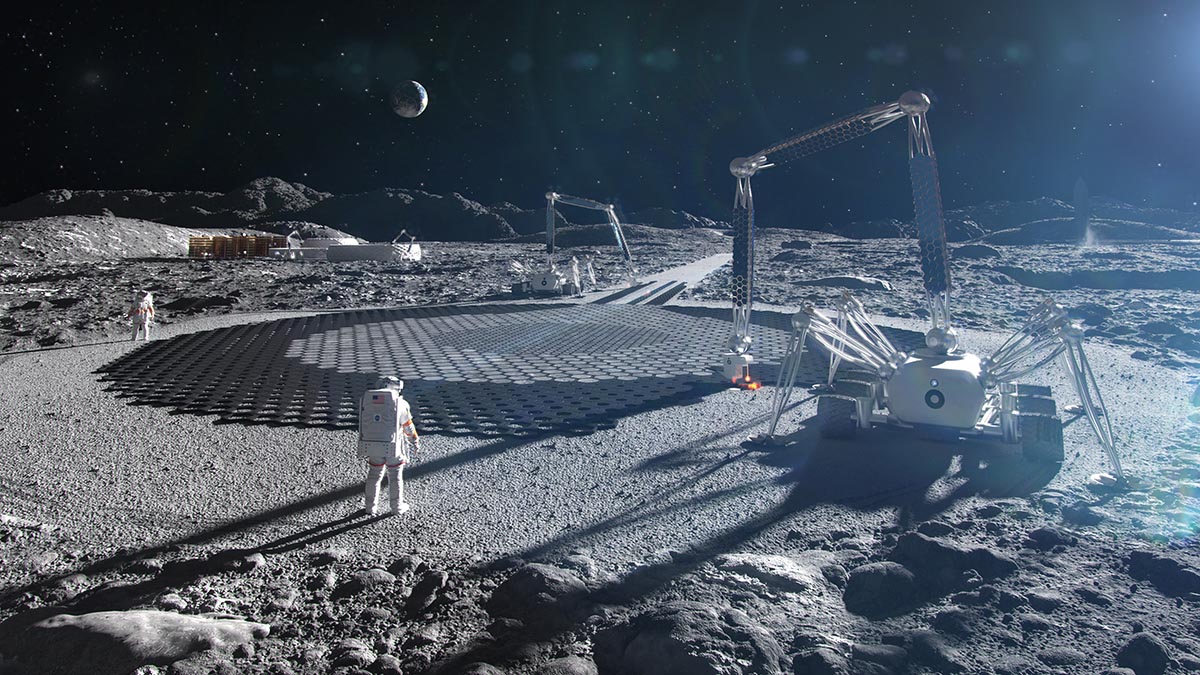 NASA GRANTS ICON $57.2 MILLION TO DEVELOP LUNAR CONSTRUCTION SYSTEM ON THE MOON | Bjarke Ingels Group