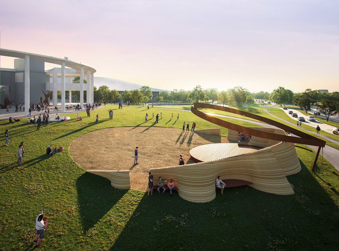 BIG TEAMS WITH ICON & LIZ LAMBERT TO REIMAGINE EL COSMICO IN MARFA, TEXAS | Bjarke Ingels Group