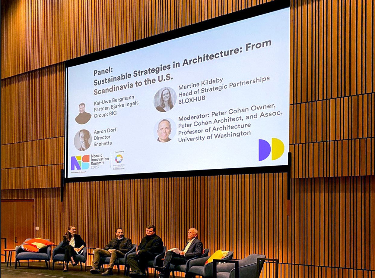 BIG NYC PARTNER SPEAKS AT THE NORDIC INNOVATION SUMMIT 2023 | Bjarke Ingels Group