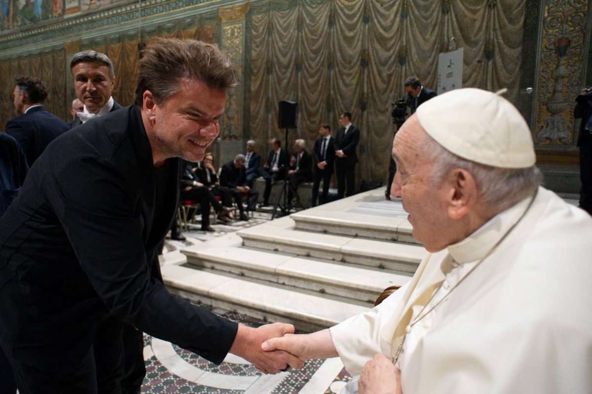 POPE FRANCIS ADDRESSES BJARKE INGELS AND OTHER CREATIVES ON THE 50TH ANNIVERSARY OF THE VATICAN’S MODERN AND CONTEMPORARY ART COLLECTIONS | Bjarke Ingels Group