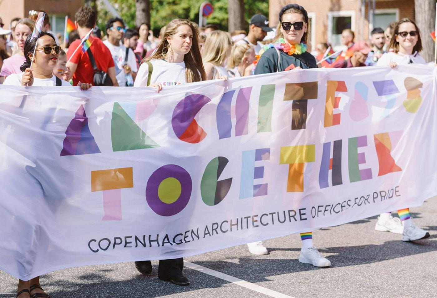 BIGSTERS WALK IN COPENHAGEN PRIDE PARADE ALONGSIDE 15 DANISH ARCHITECTURE STUDIOS | Bjarke Ingels Group