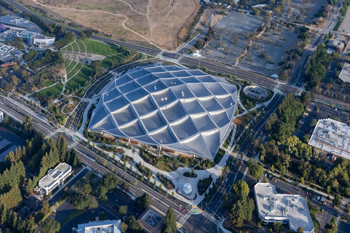 Google Gradient Canopy image | Bjarke Ingels Group