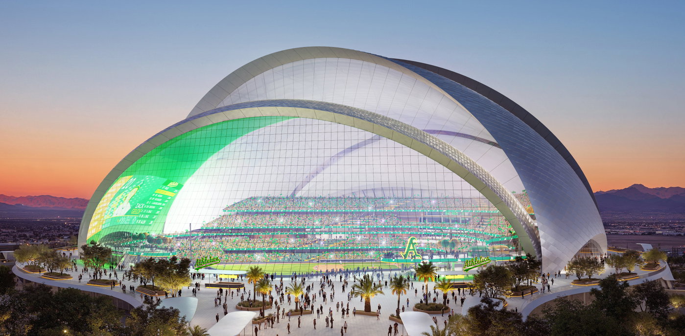 BIG AND HNTB WIN COMPETITION TO DESIGN NEW ATHLETICS BALLPARK IN LAS VEGAS | Bjarke Ingels Group