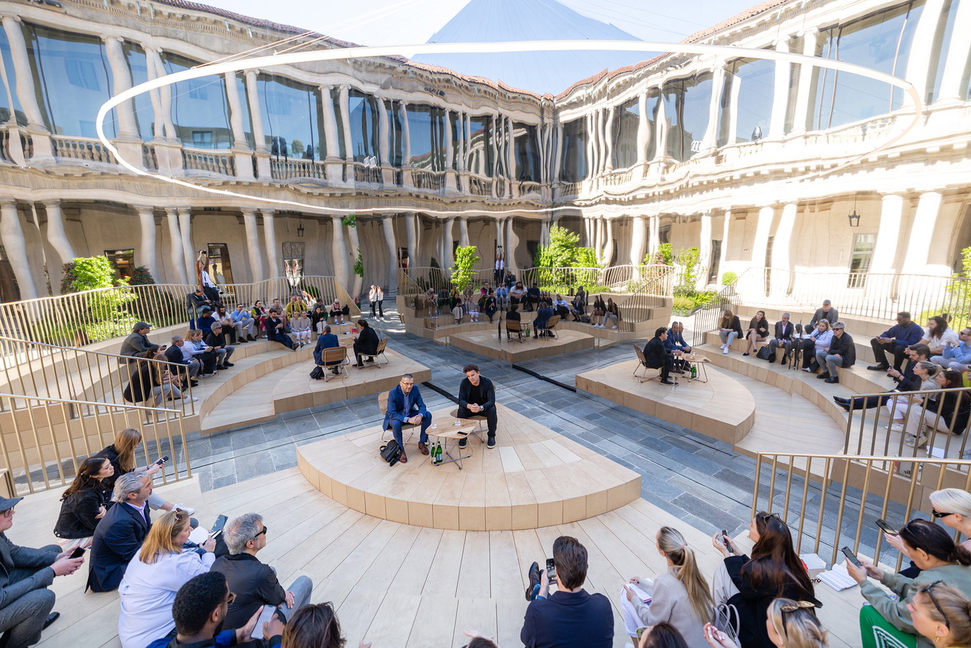 BIG DESIGNS INSTALLATION FOR INTERNI’S ‘CROSS VISIONS’ EXHIBITION AT THE 2024 SALONE DEL MOBILE | Bjarke Ingels Group