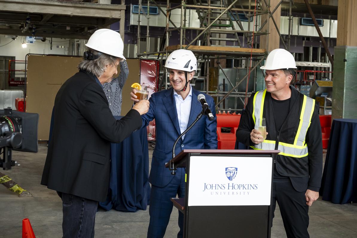 HOPKINS STUDENT CENTER TOPS OUT | Bjarke Ingels Group