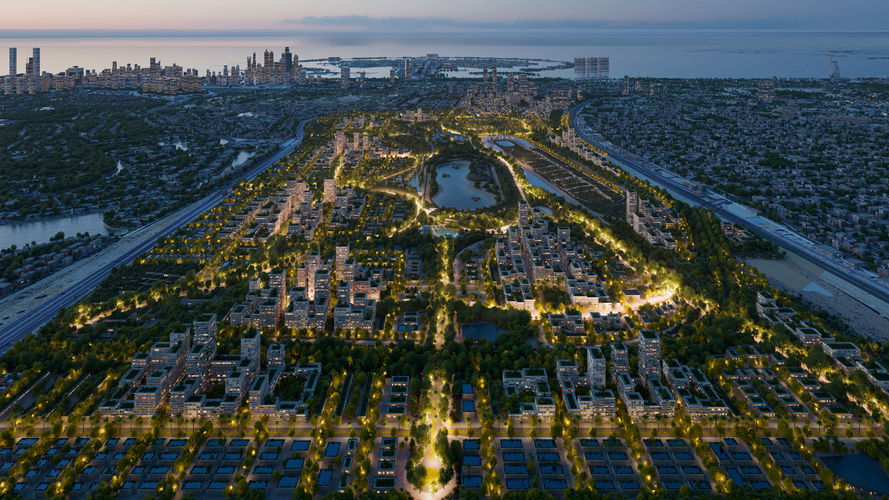 BIG UNVEILS PLAN TO TRANSFORM THE HISTORIC JEBEL ALI RACECOURSE INTO A GREEN URBAN DISTRICT IN DUBAI | Bjarke Ingels Group