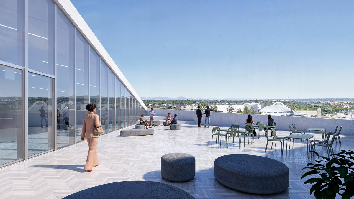 Central Administrative Building at Francisco de Vitoria University image | Bjarke Ingels Group