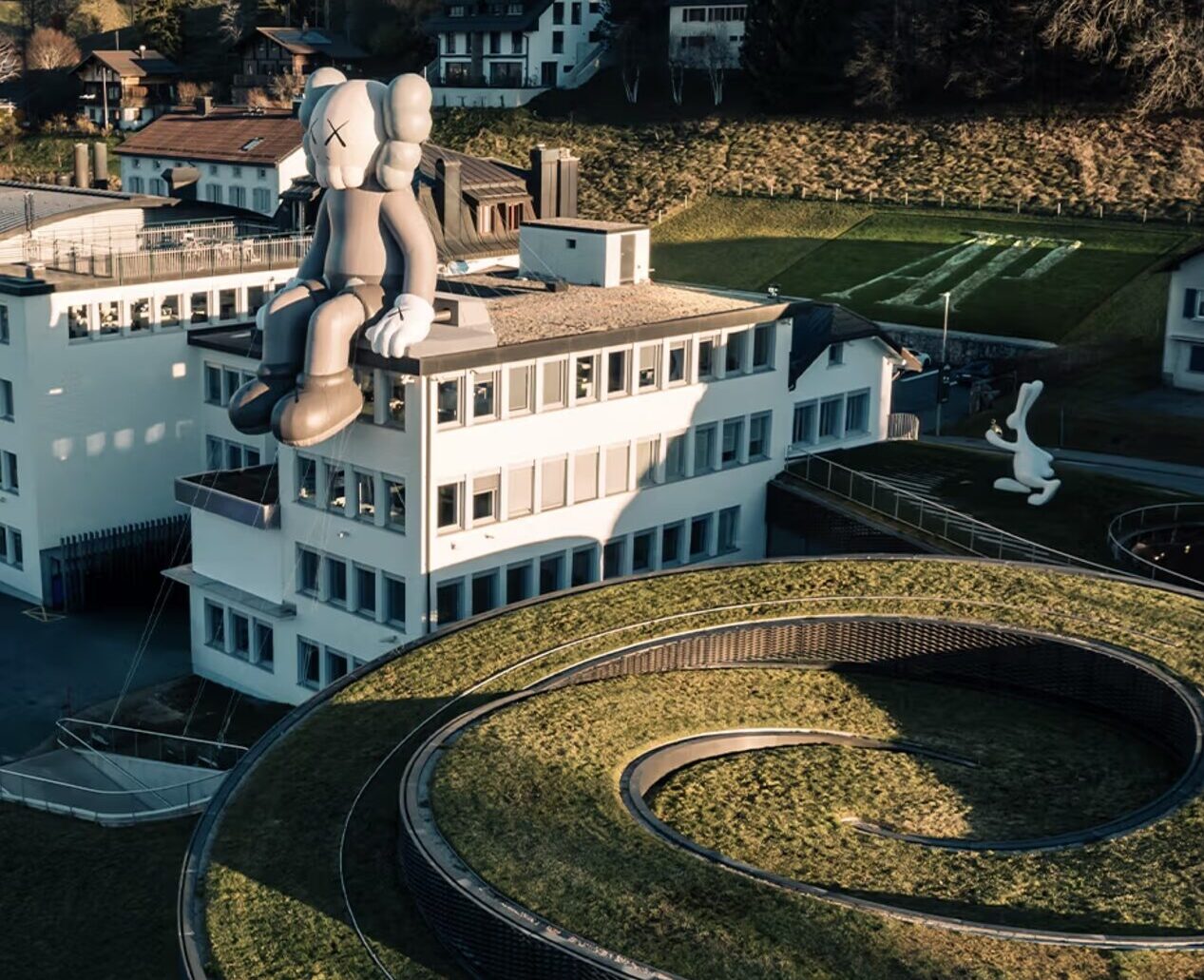 ‘KAWS:HOLIDAY’ LANDS ON THE AUDEMARS PIGUET HQ IN SWITZERLAND | Bjarke Ingels Group