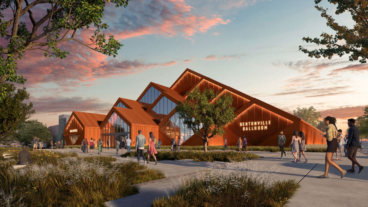 LIVE NATION TAPS BIG FOR A NEW MUSIC VENUE IN DOWNTOWN BENTONVILLE | Bjarke Ingels Group